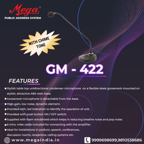 GM 422 P.A. Microphones